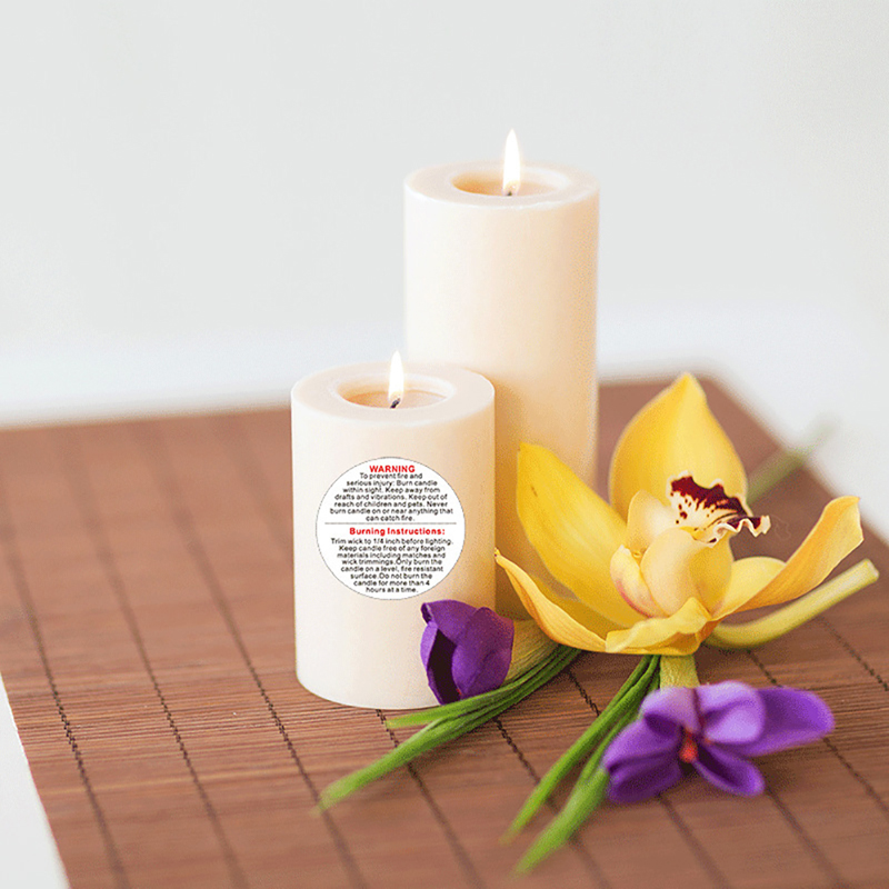 Candle Warning Label - Новинка! 500 шт./рулон. Предупреждающие этикетки для