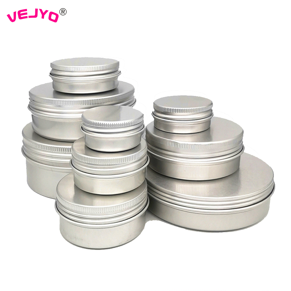 Tin Container Lid - 50 шт., контейнер для косметики, алюминиевая