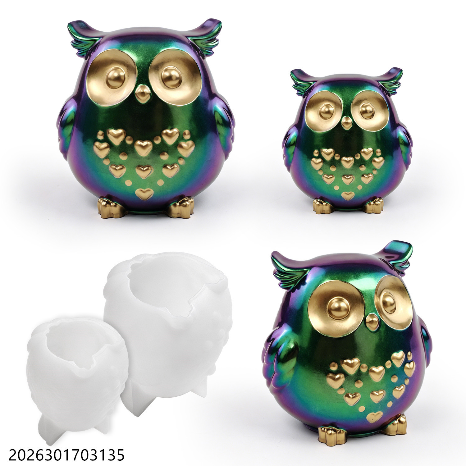 Candle Making Diy Kit - Силиконовая форма «Сова» 3D, набор для