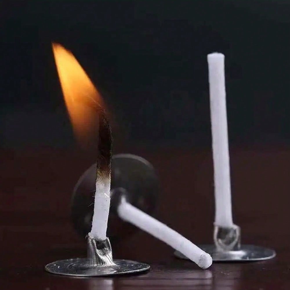 Набор из 100 фитилей для свече – обзор и цена Candle Warning Label
