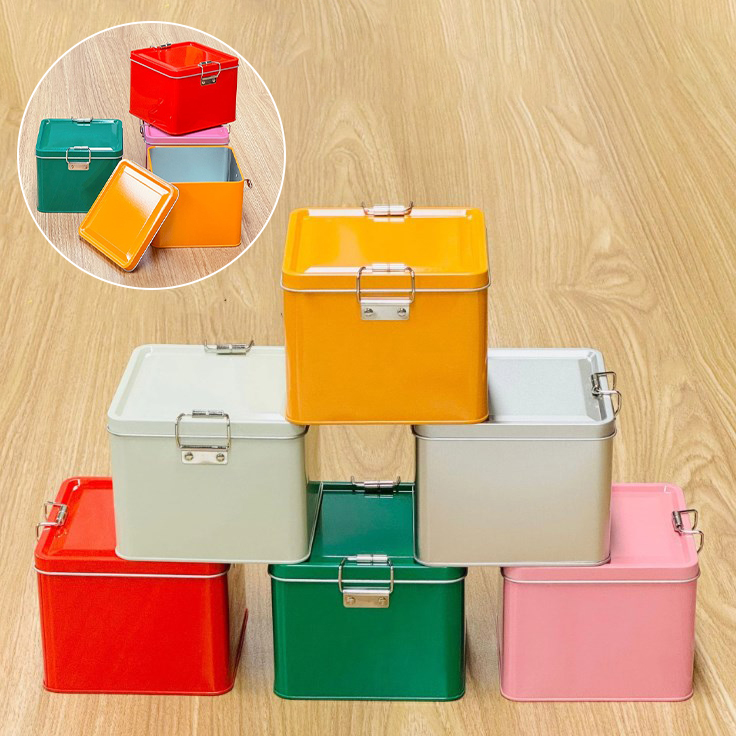 Квадратная жестяная коробка дл – обзор и цена Tin Container Lid