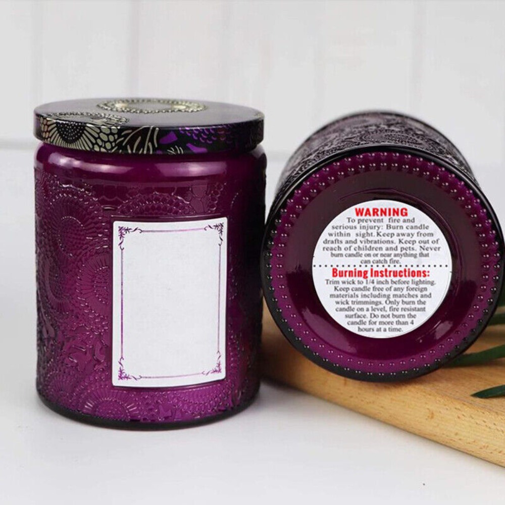 Самоклеящиеся этикетки для бан – обзор и цена Candle Warning Label